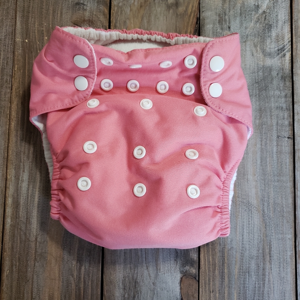 Thirsties One Size All In One Pink